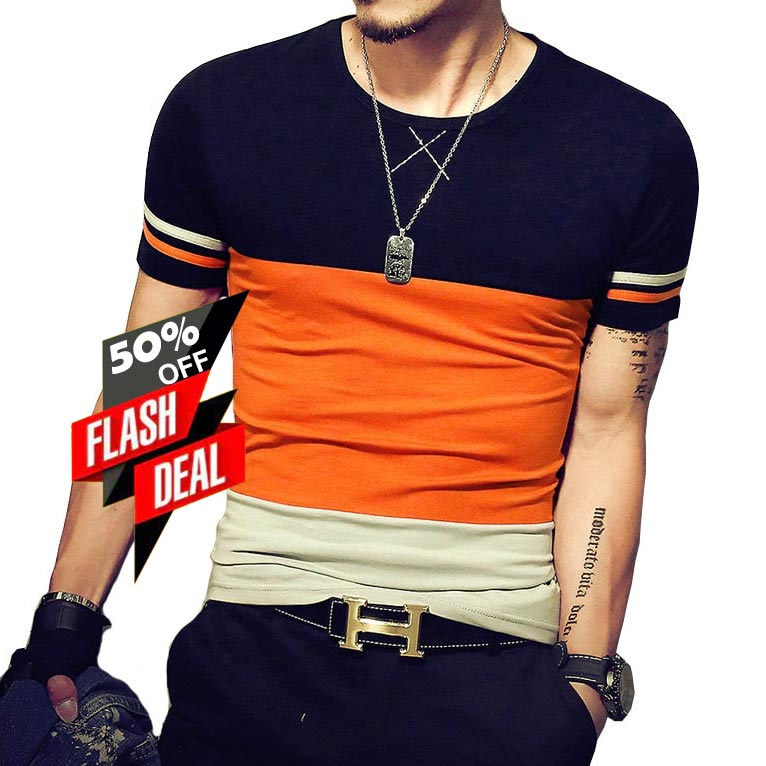 Men's casual short sleeve t shirt